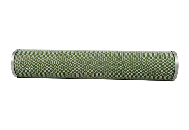 Oil and mist separation filter element